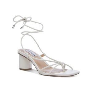Steve Madden Shoes Steve Madden Womens White Ankle Tie Sandal